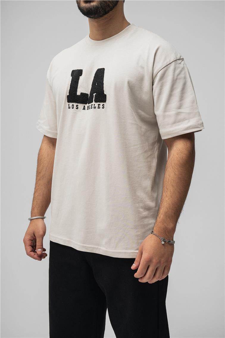 LosAngeles Oversize T-Shirt Bej