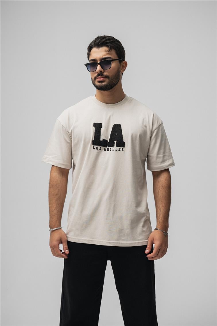 LosAngeles Oversize T-Shirt Bej