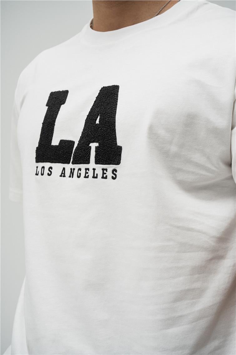 LosAngeles Oversize T-Shirt Beyaz
