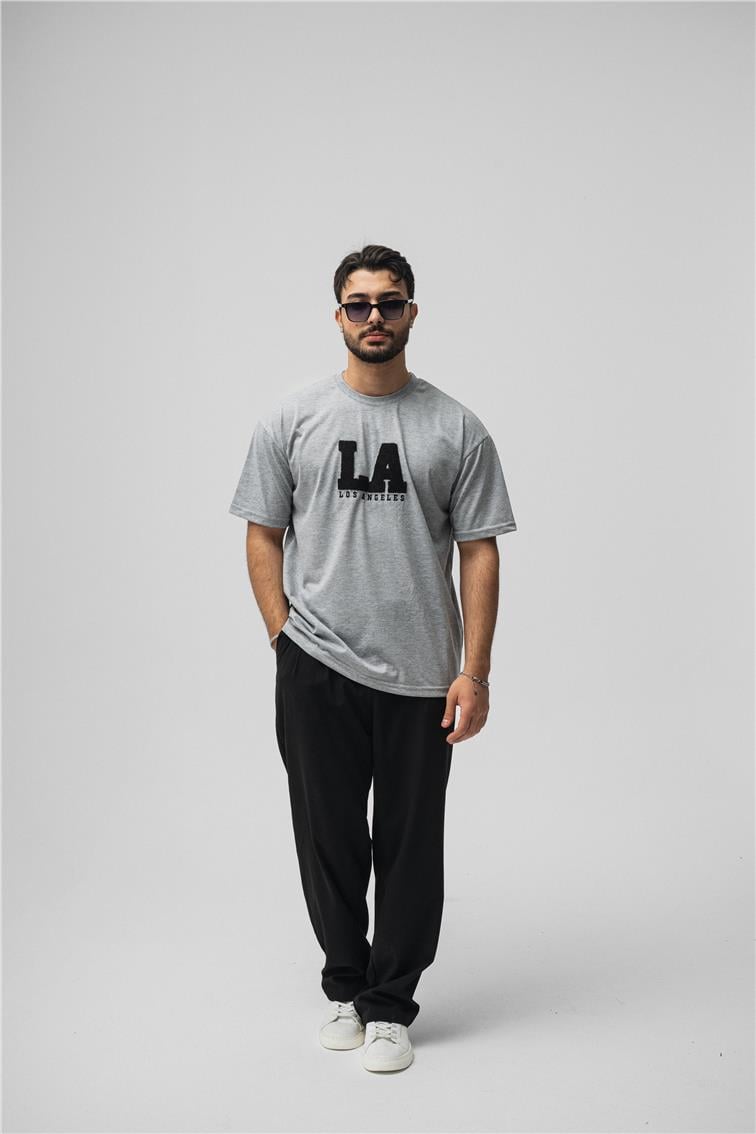 LosAngeles Oversize T-Shirt Gri