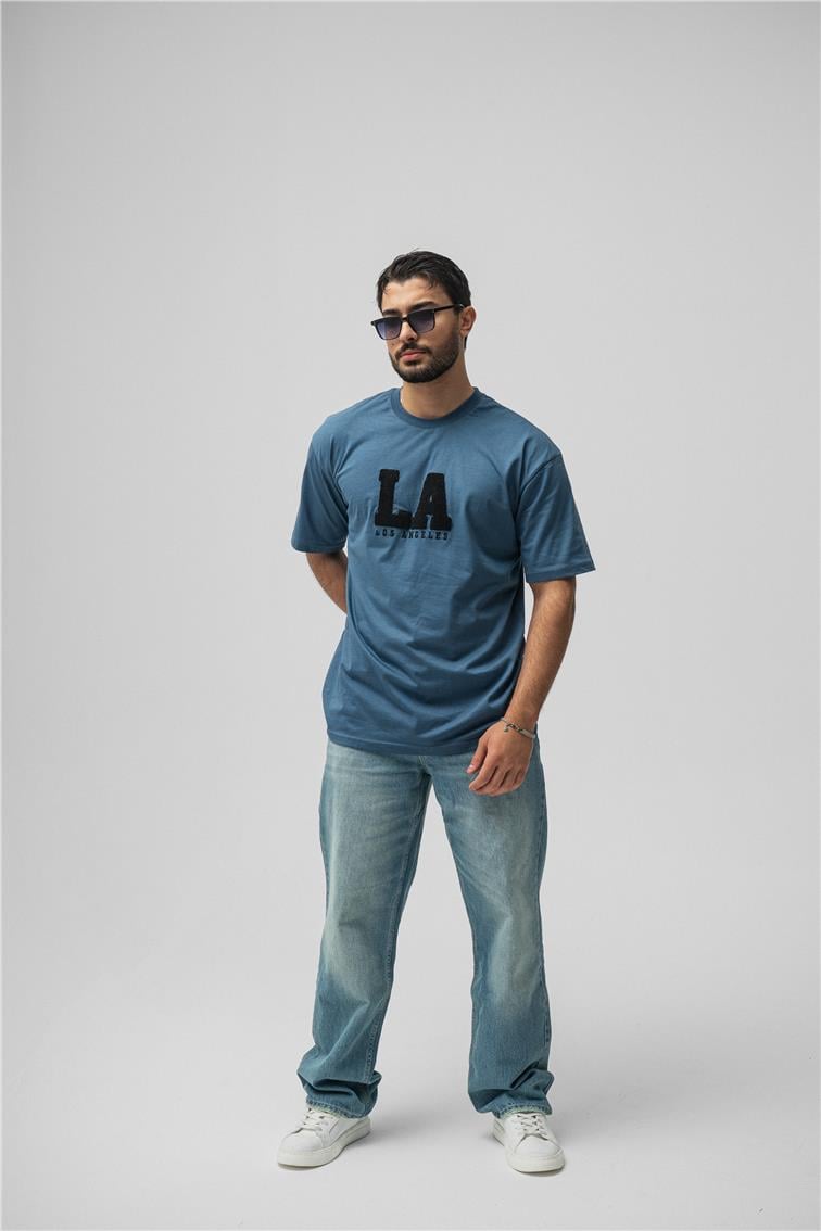 LosAngeles Oversize T-Shirt İndigo