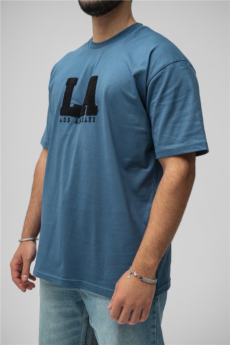 LosAngeles Oversize T-Shirt İndigo