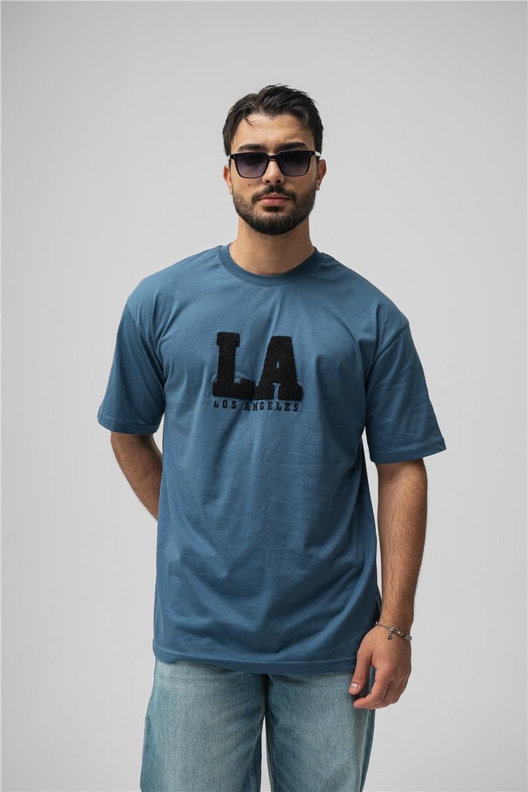LosAngeles Oversize T-Shirt İndigo