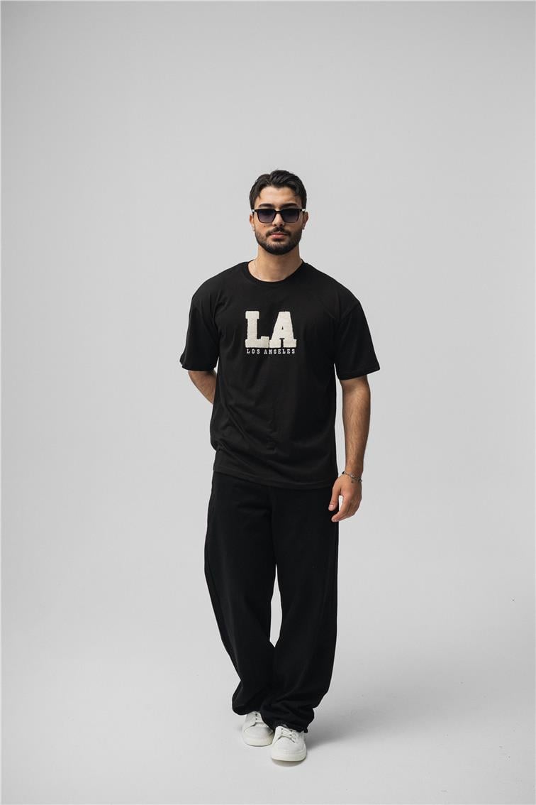 LosAngeles Oversize T-Shirt Siyah