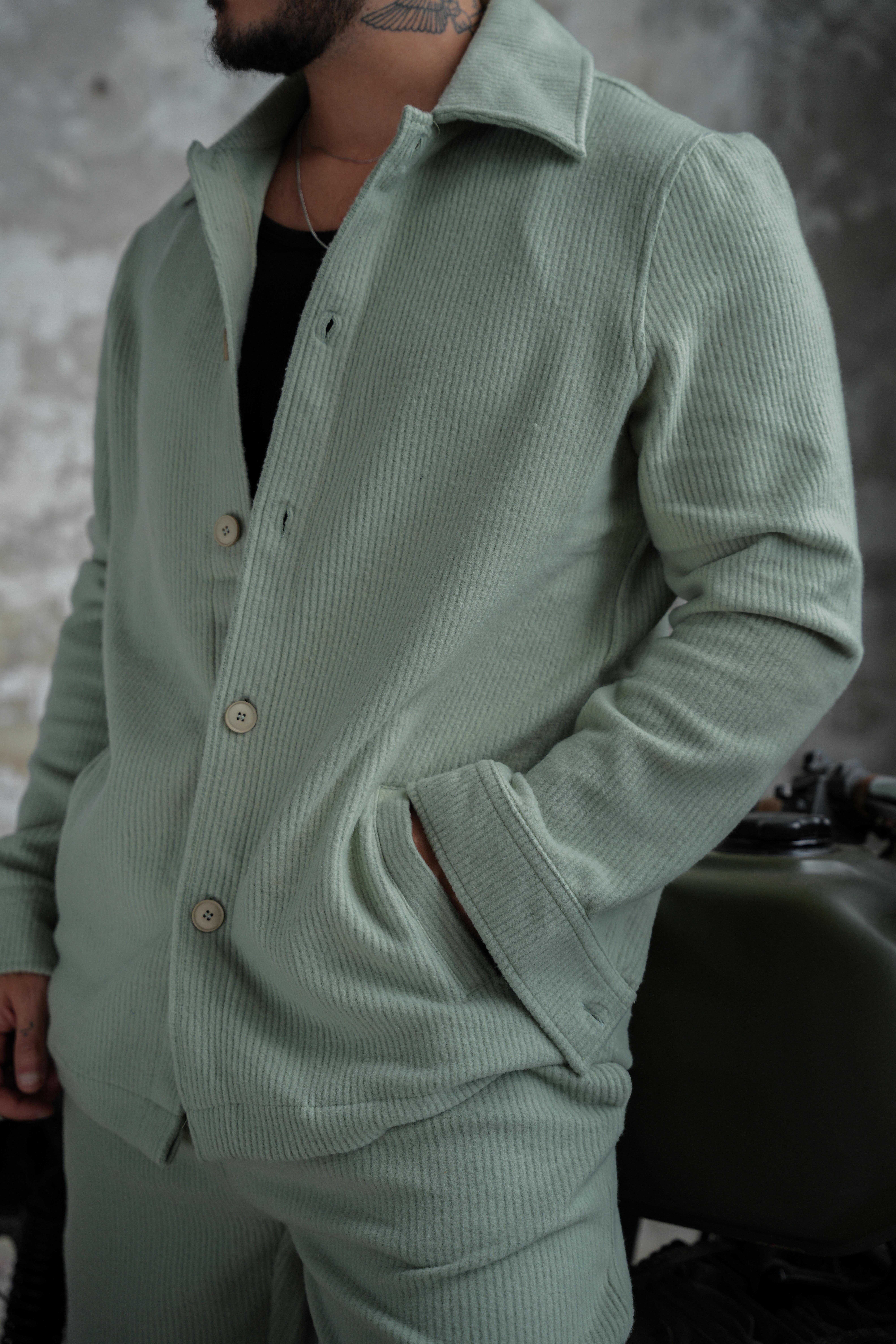 Milan Fitilli Ceket Mint