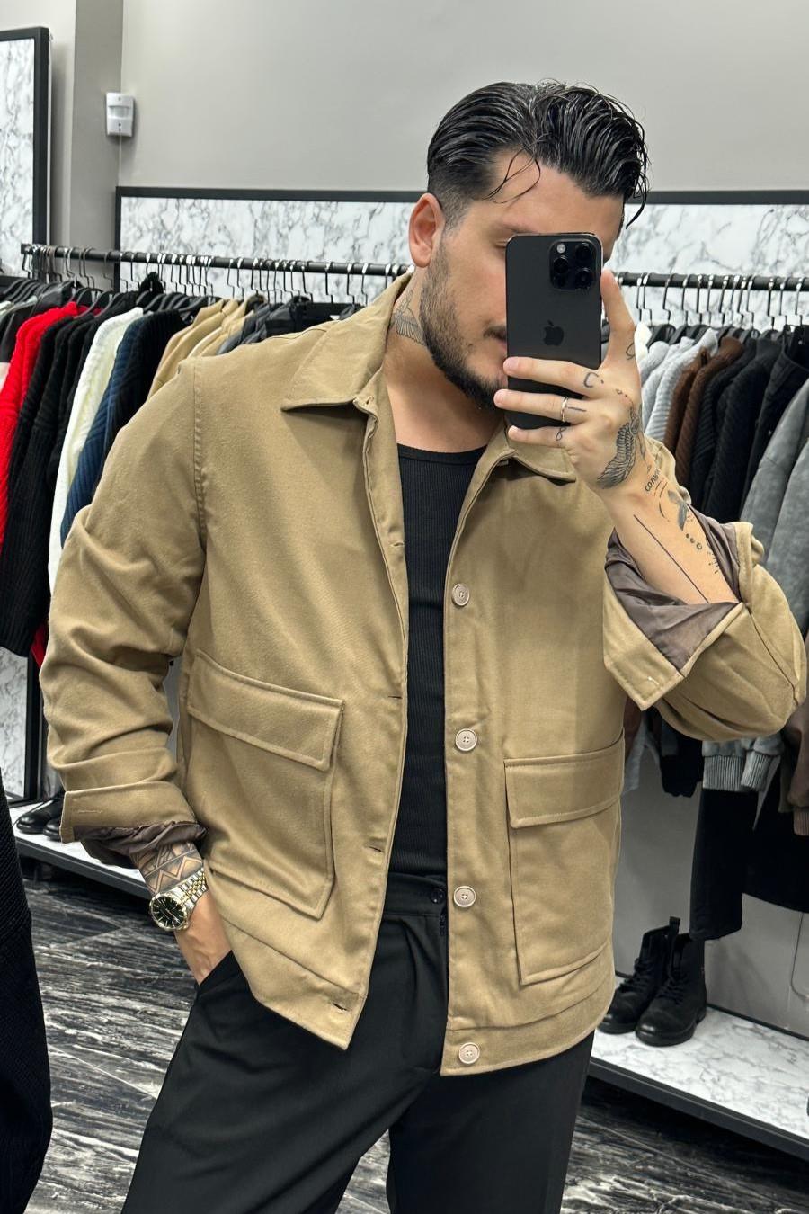 NGR Rahat Kalıp Ceket Camel