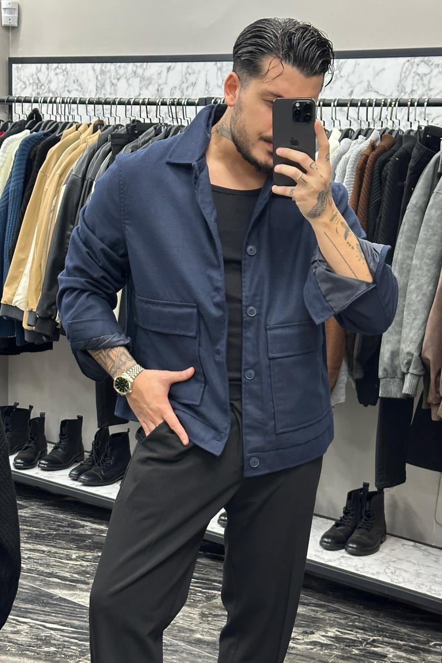 NGR Rahat Kalıp Ceket Lacivert