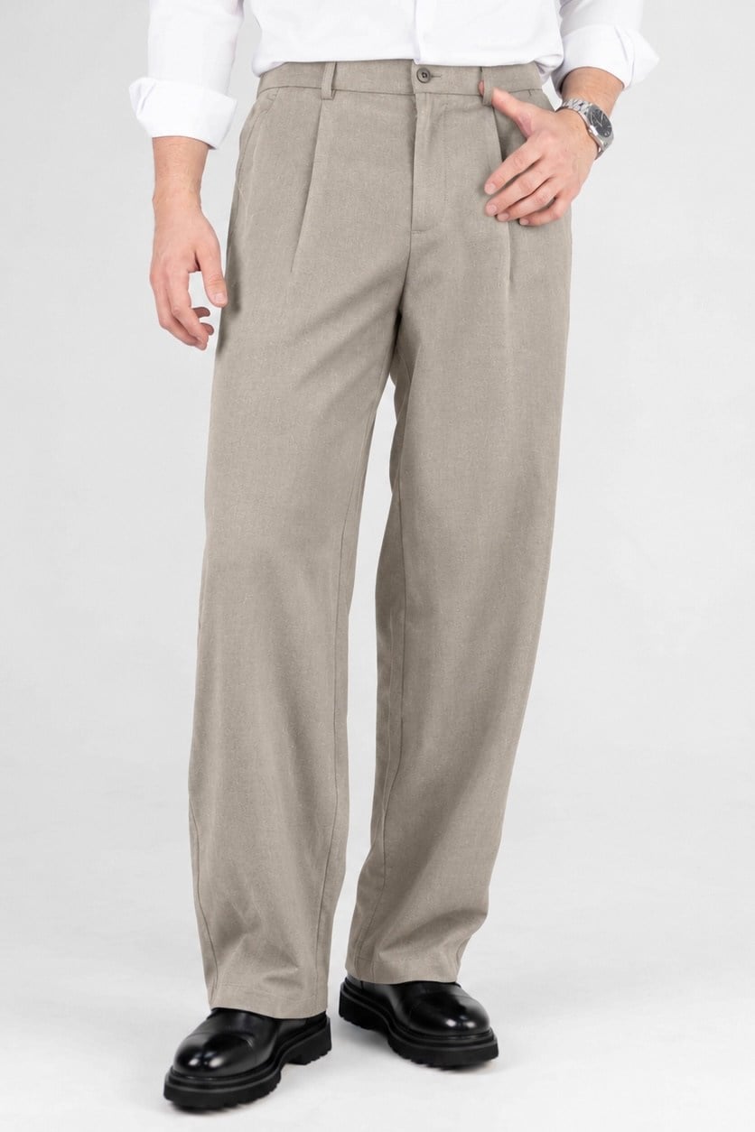 Nw Baggy Klasik Pantolon Sütlü Kahve