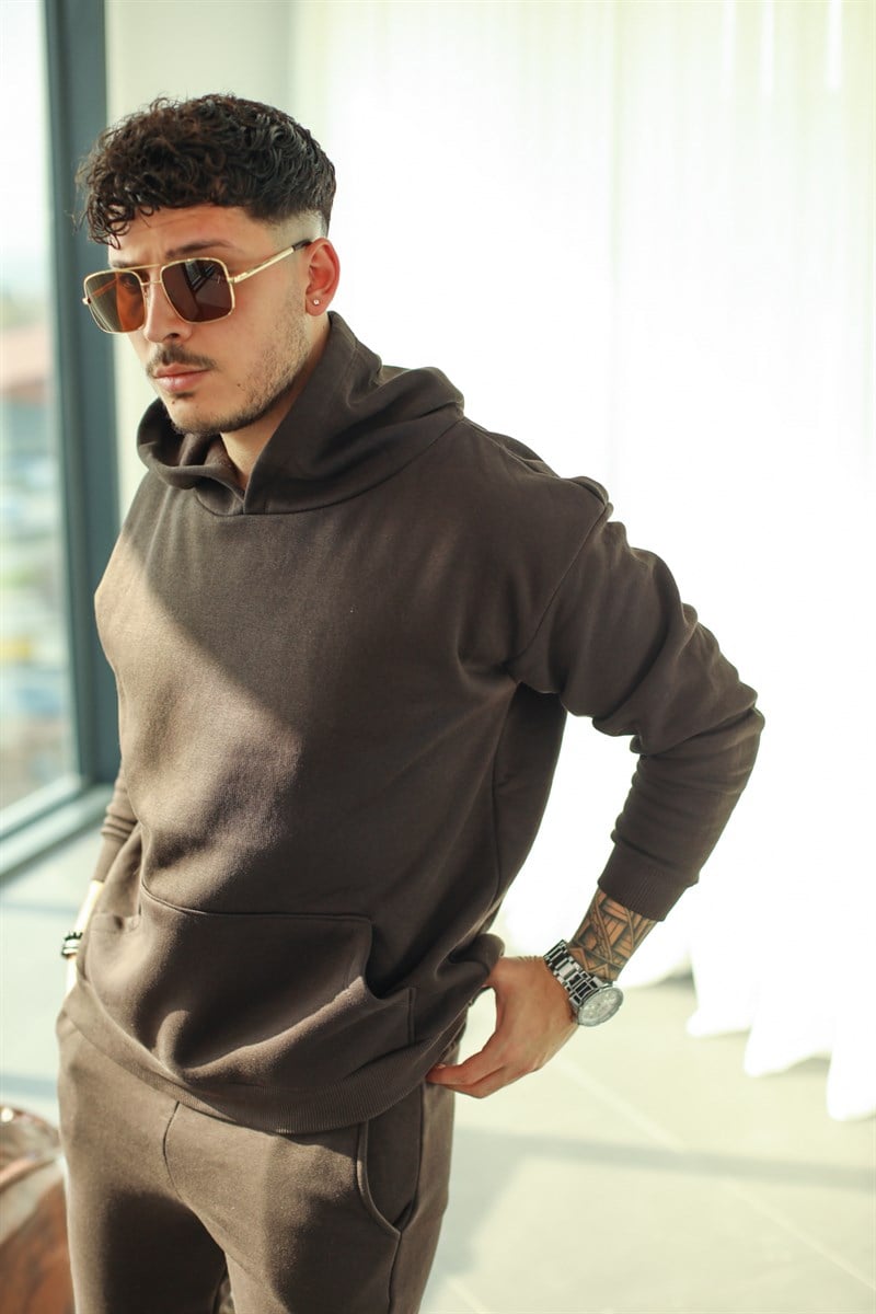 OM Basic Kapüşonlu Sweatshirt
