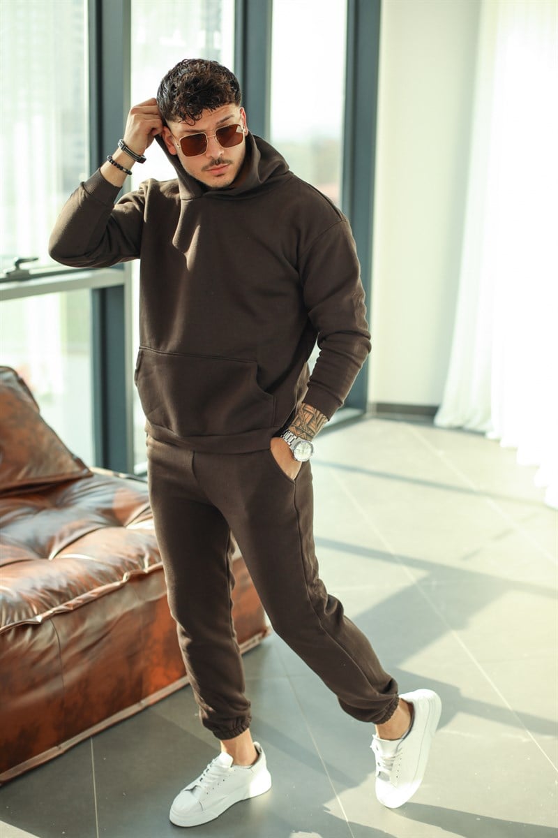 OM Basic Kapüşonlu Sweatshirt