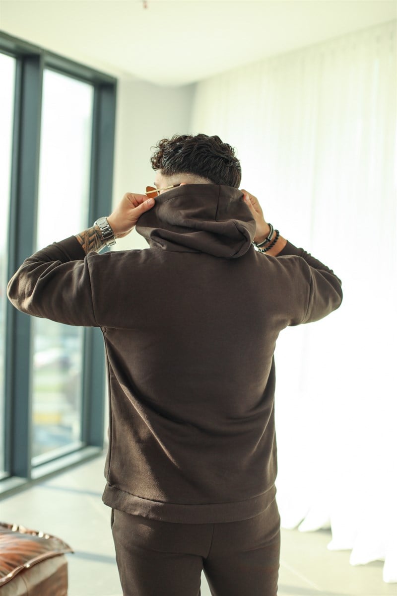 OM Basic Kapüşonlu Sweatshirt