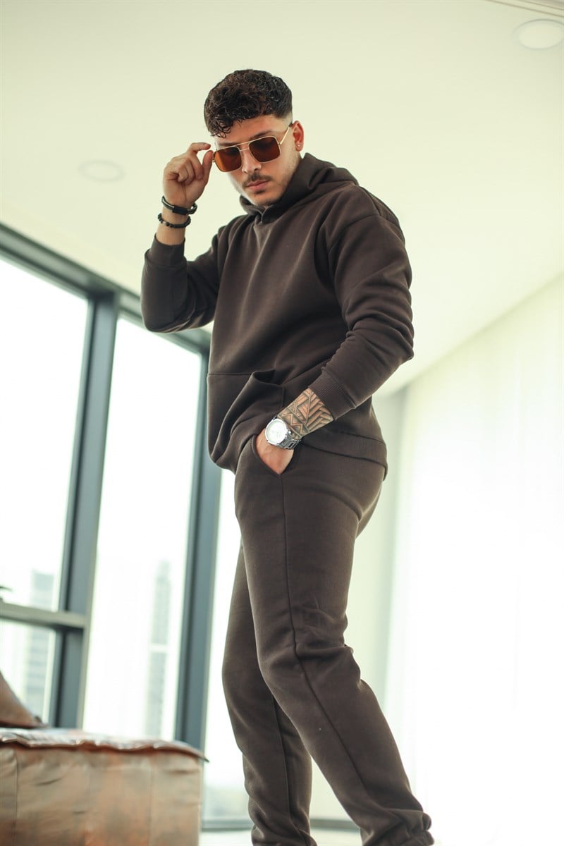 OM Basic Kapüşonlu Sweatshirt