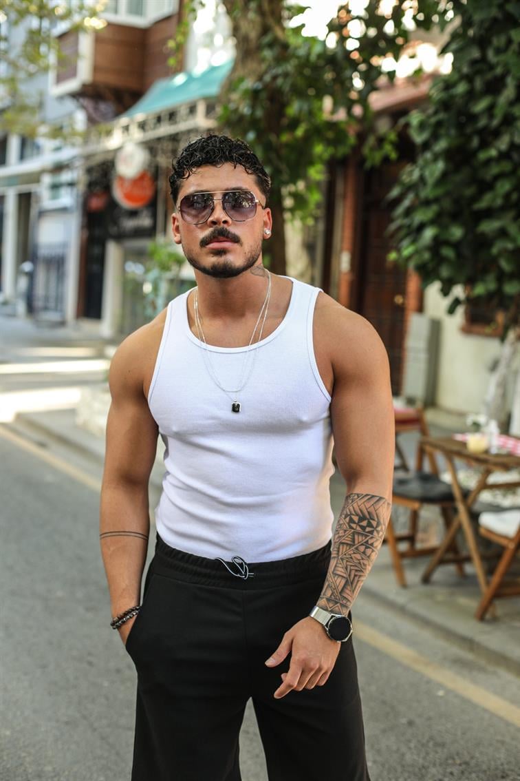 Outfitman Basıc Atlet Beyaz