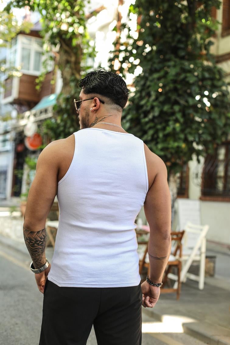 Outfitman Basıc Atlet Beyaz