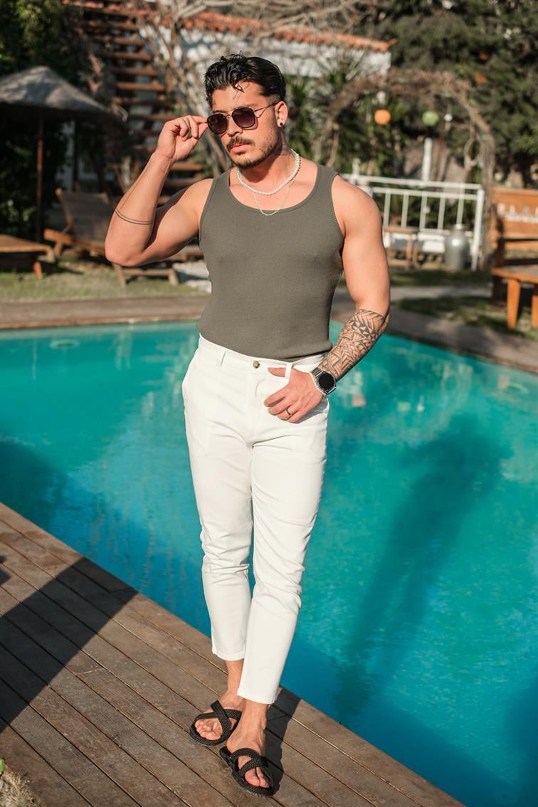 Outfitman Basıc Atlet Haki