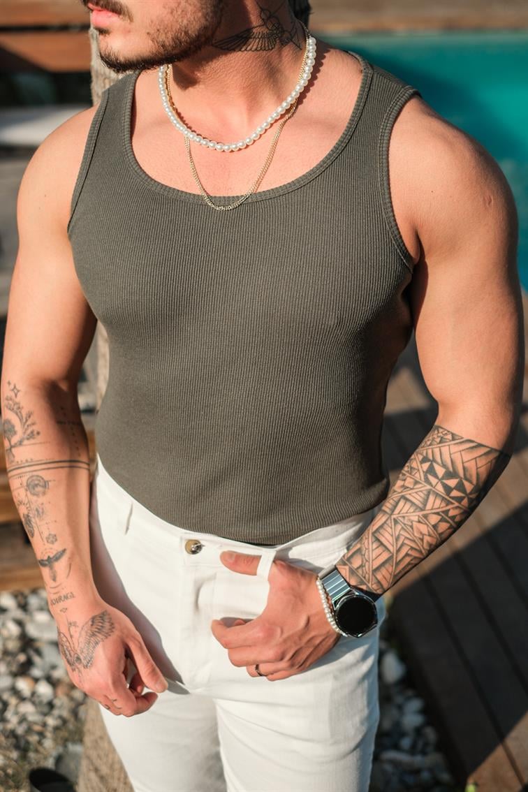 Outfitman Basıc Atlet Haki