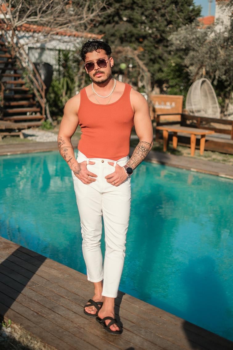 Outfitman Basıc Atlet Kiremit