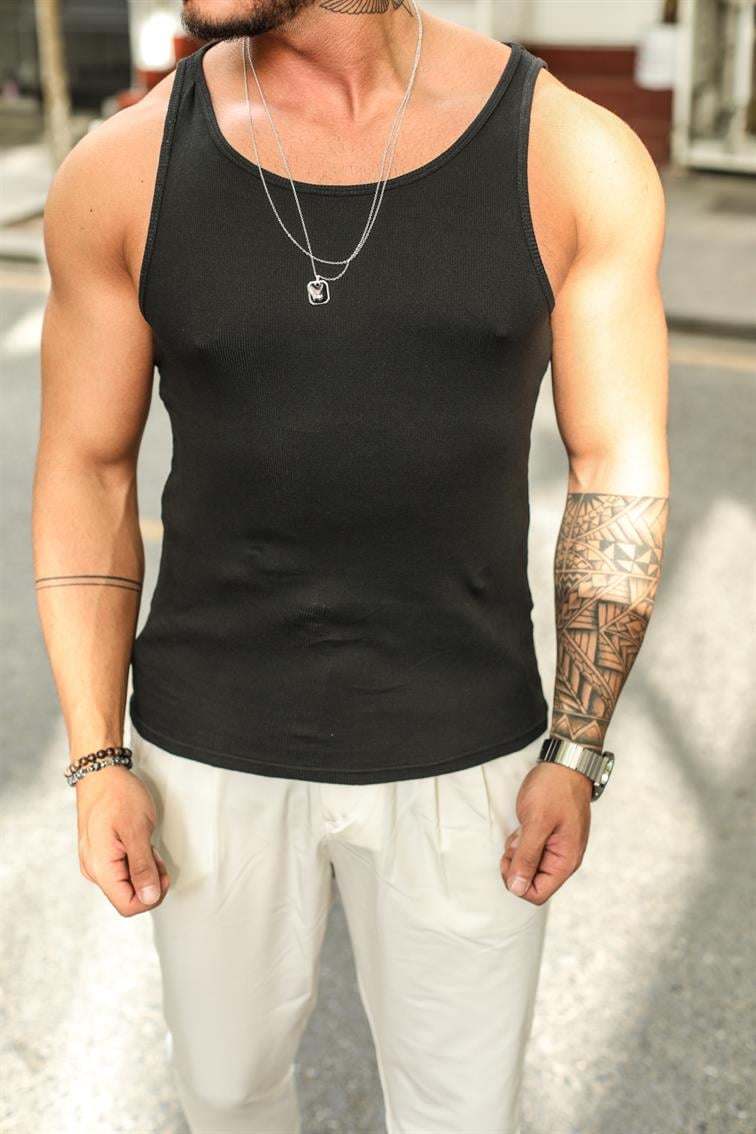 Outfitman Basıc Atlet Siyah