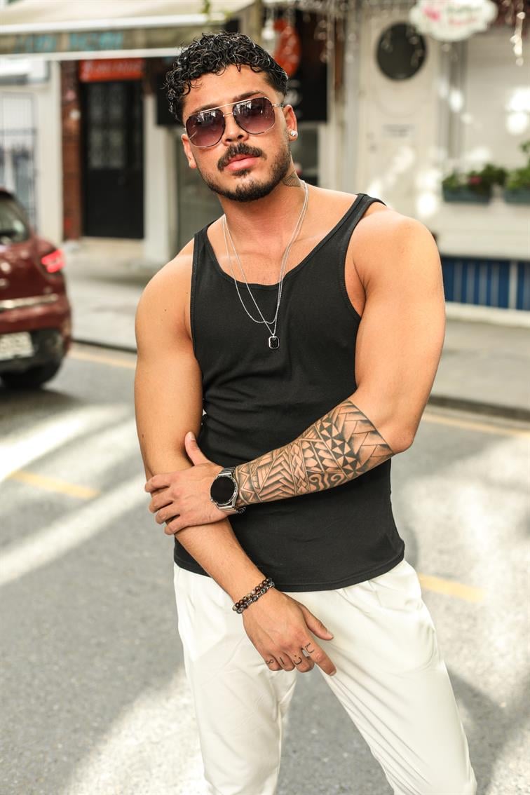 Outfitman Basıc Atlet Siyah