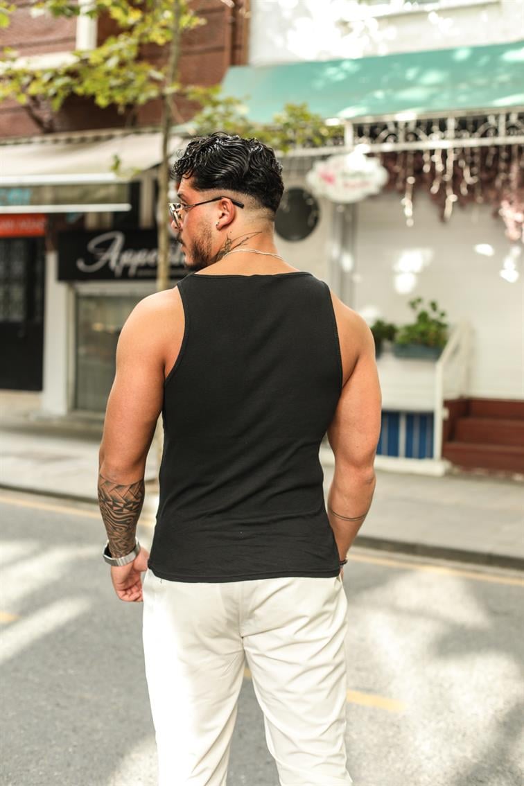 Outfitman Basıc Atlet Siyah