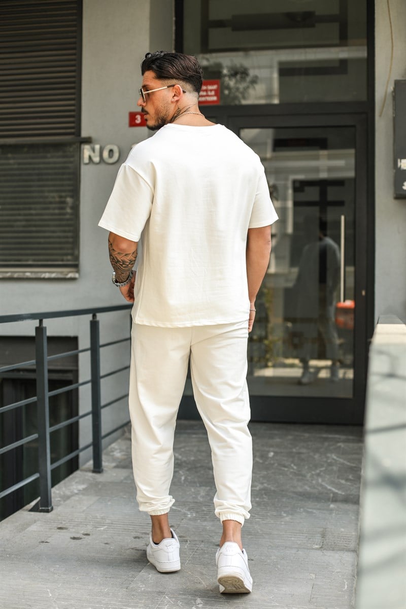 Oversize İki İplik Paça Lastikli Takım