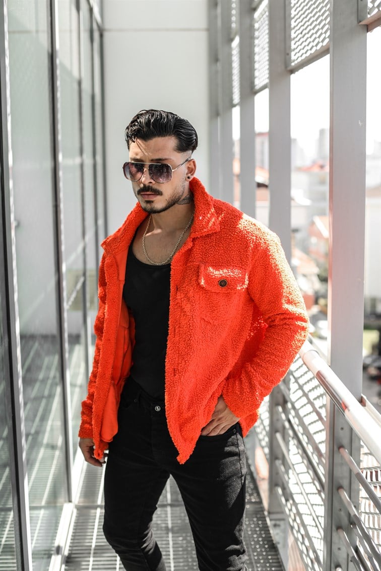 Oversize Peluş Gömlek / Ceket