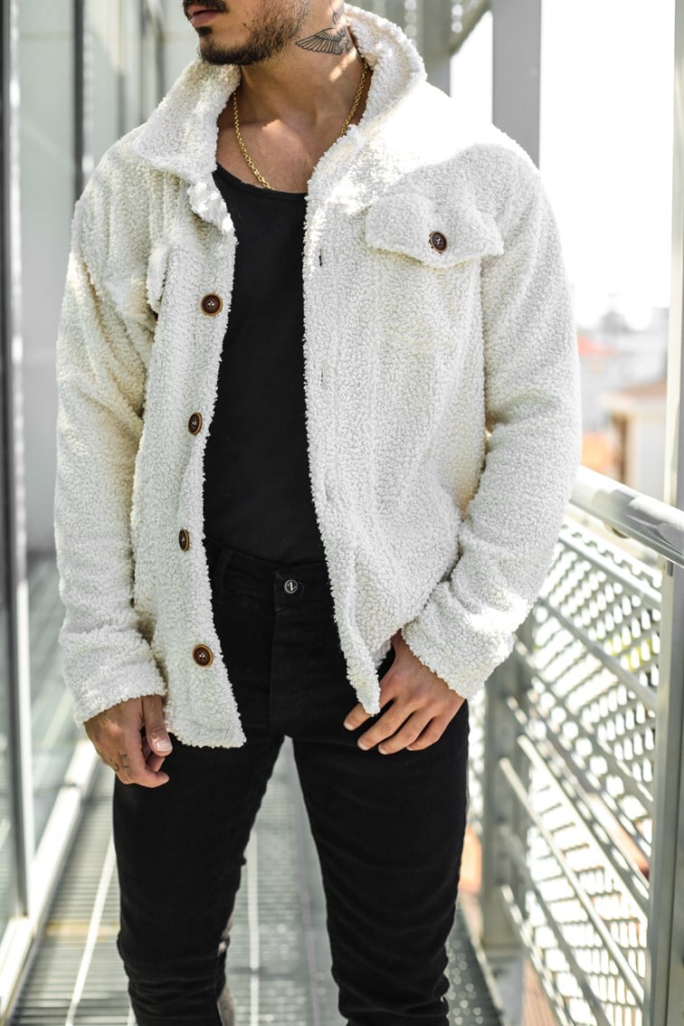 Oversize Peluş Gömlek / Ceket