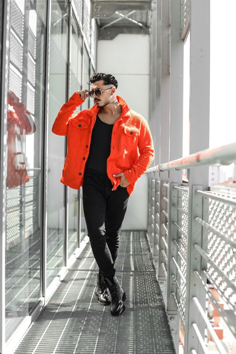 Oversize Peluş Gömlek / Ceket