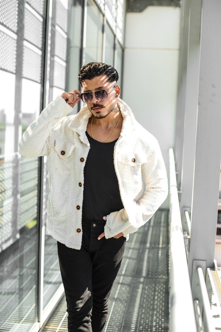 Oversize Peluş Gömlek / Ceket