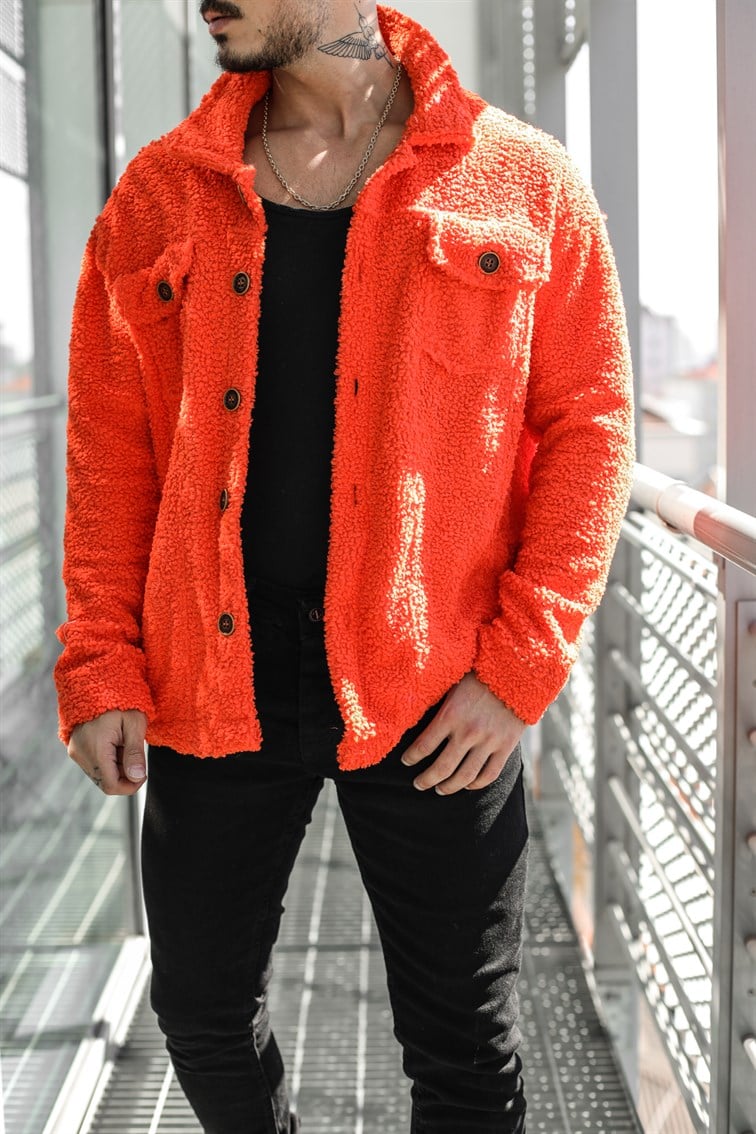 Oversize Peluş Gömlek / Ceket