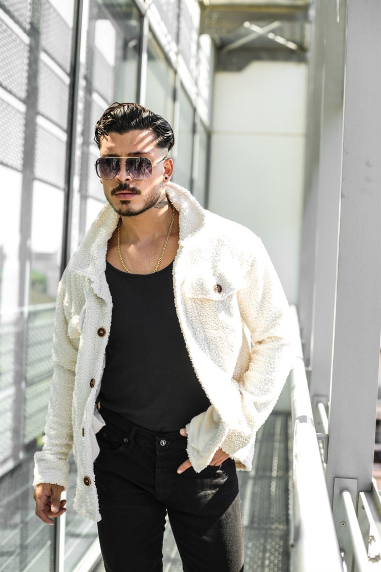 Oversize Peluş Gömlek / Ceket