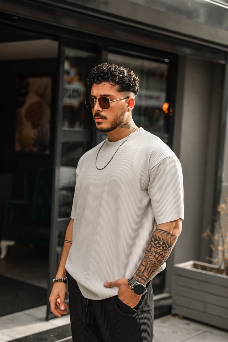 Oversize Rahat Fitilli T-Shirt