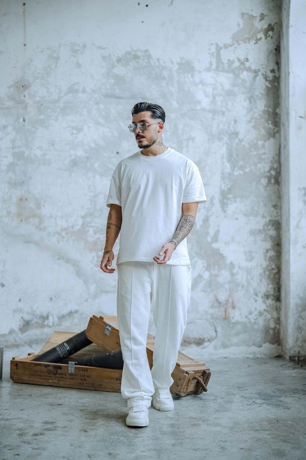 Oversize Tshırt Beyaz