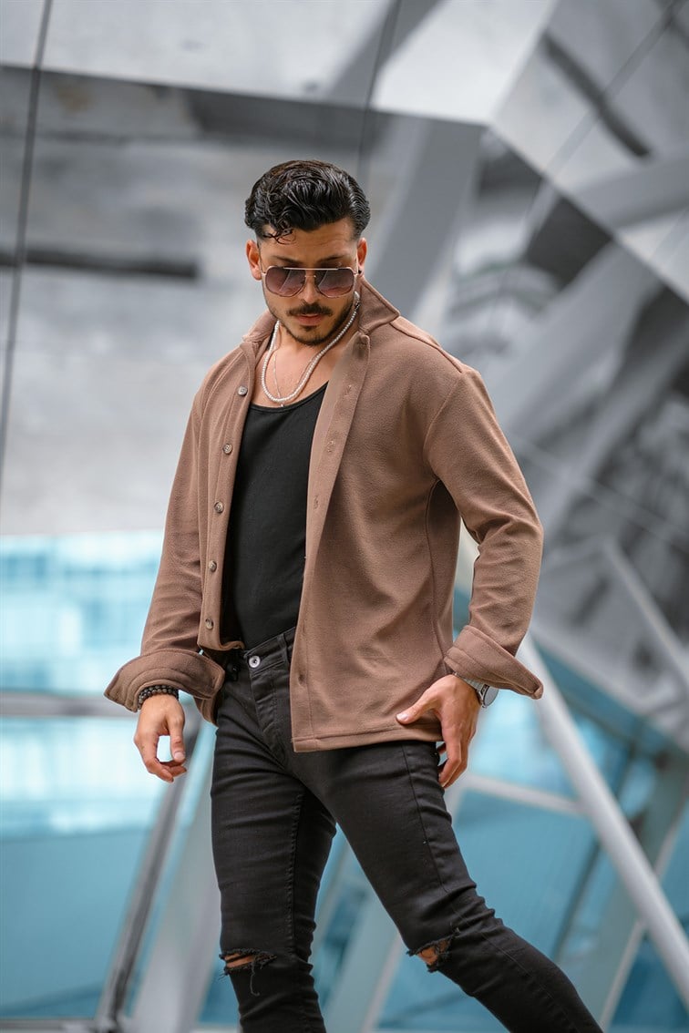 Pamuklu Basıc Oversize Gömlek