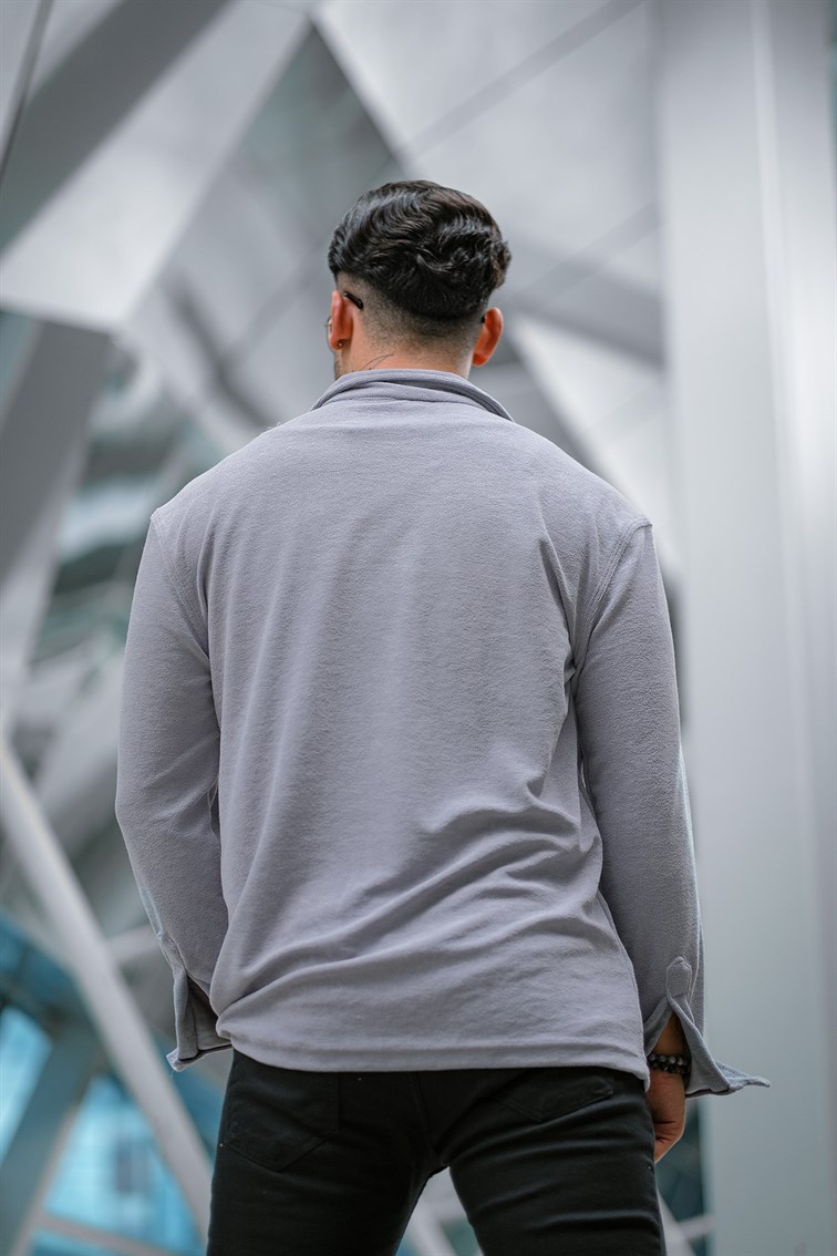 Pamuklu Basıc Oversize Gömlek