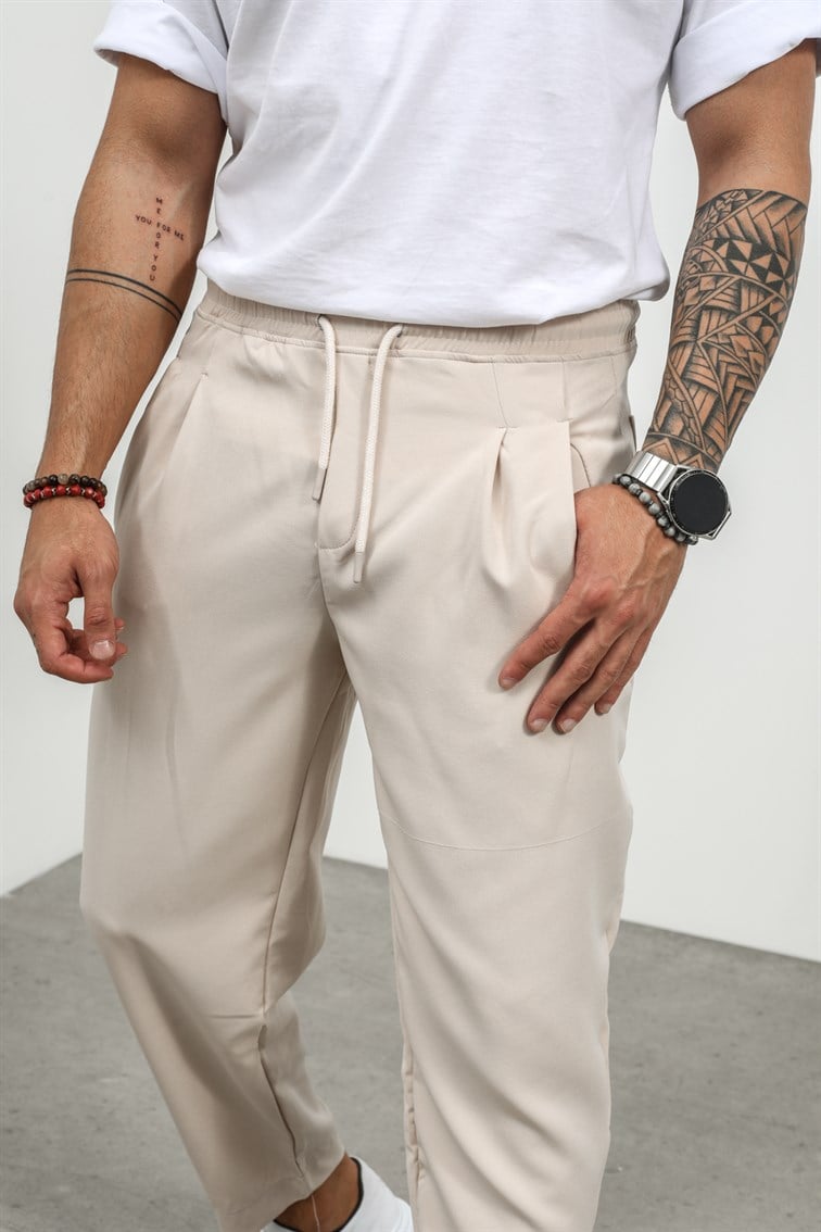 Pileli Basic Pantolon