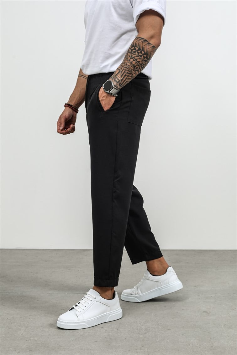 Pileli Basic Pantolon