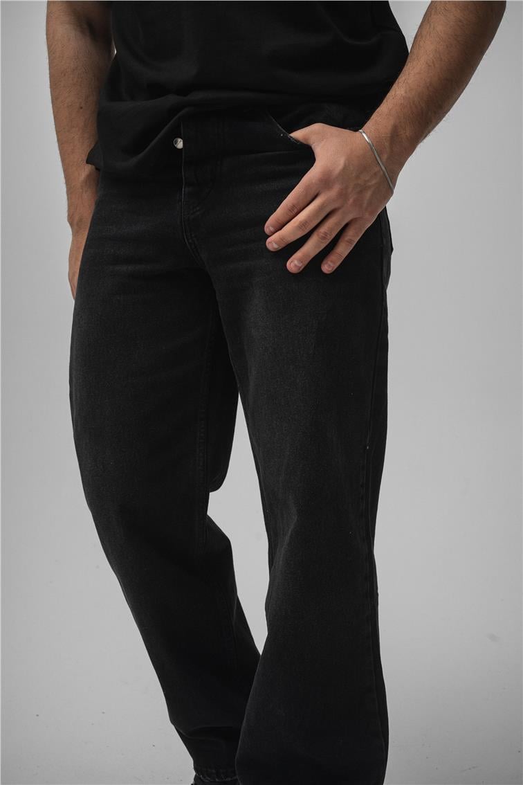 Plenty Regular Jean Yıkamalı Siyah
