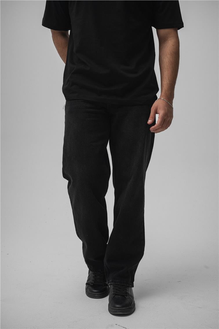 Plenty Regular Jean Yıkamalı Siyah