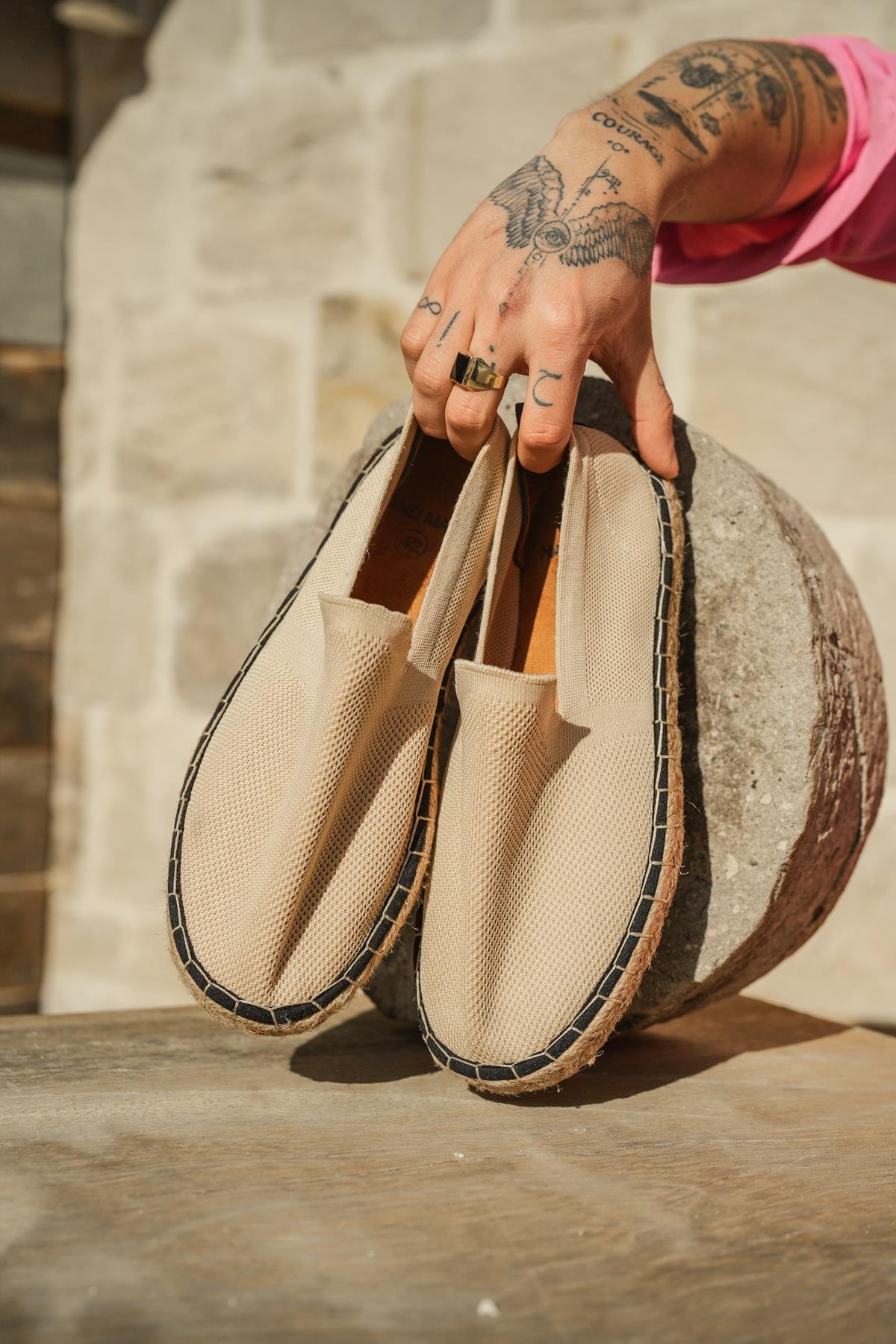 Rahat Espadril  Ayakkabı Bej