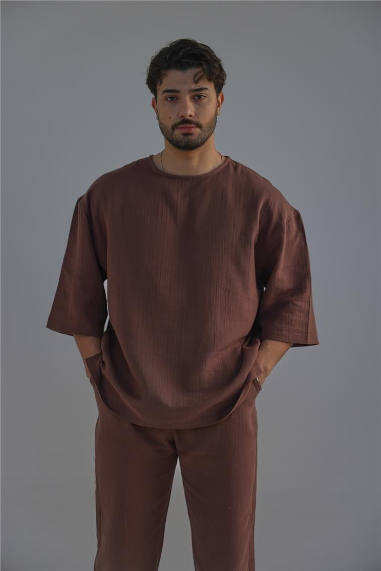 Regular Müslin Takım Kahve