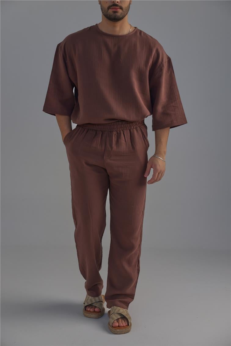 Regular Müslin Takım Kahve