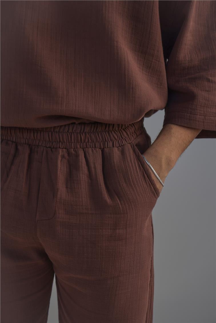 Regular Müslin Takım Kahve