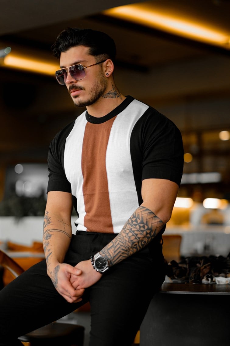 Renk Şeritli T-Shirt