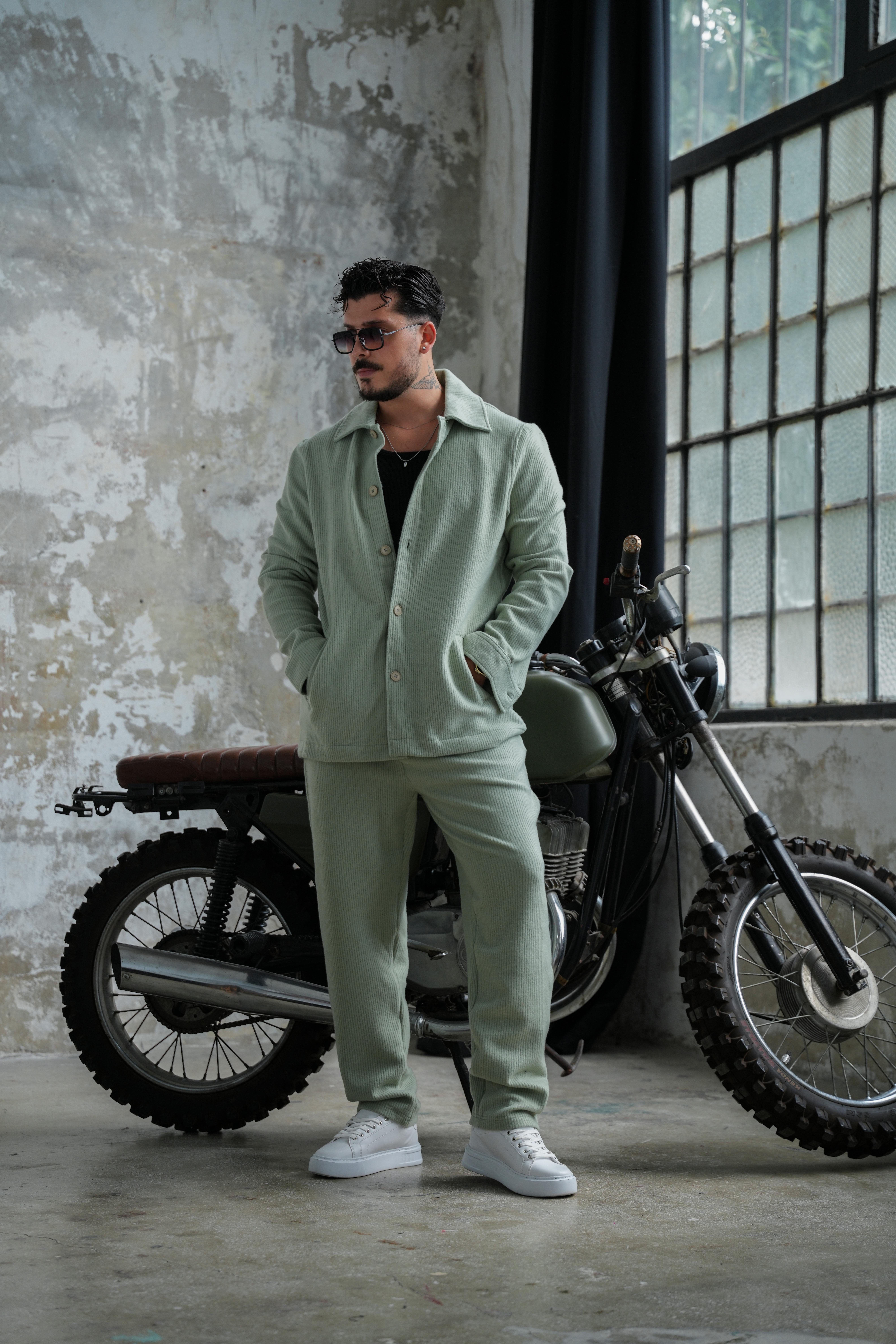 Renzo Fitilli Pant Mint