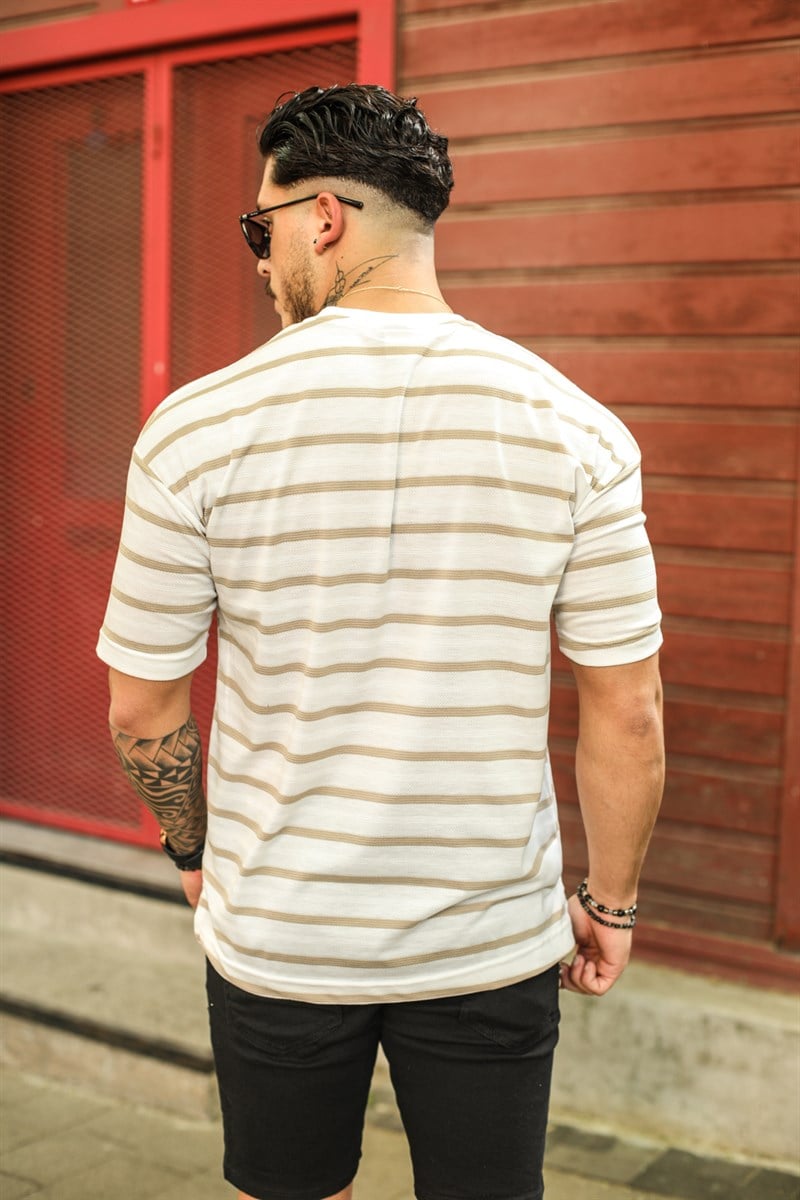 Same Effect Ön İşlemeli T-Shirt