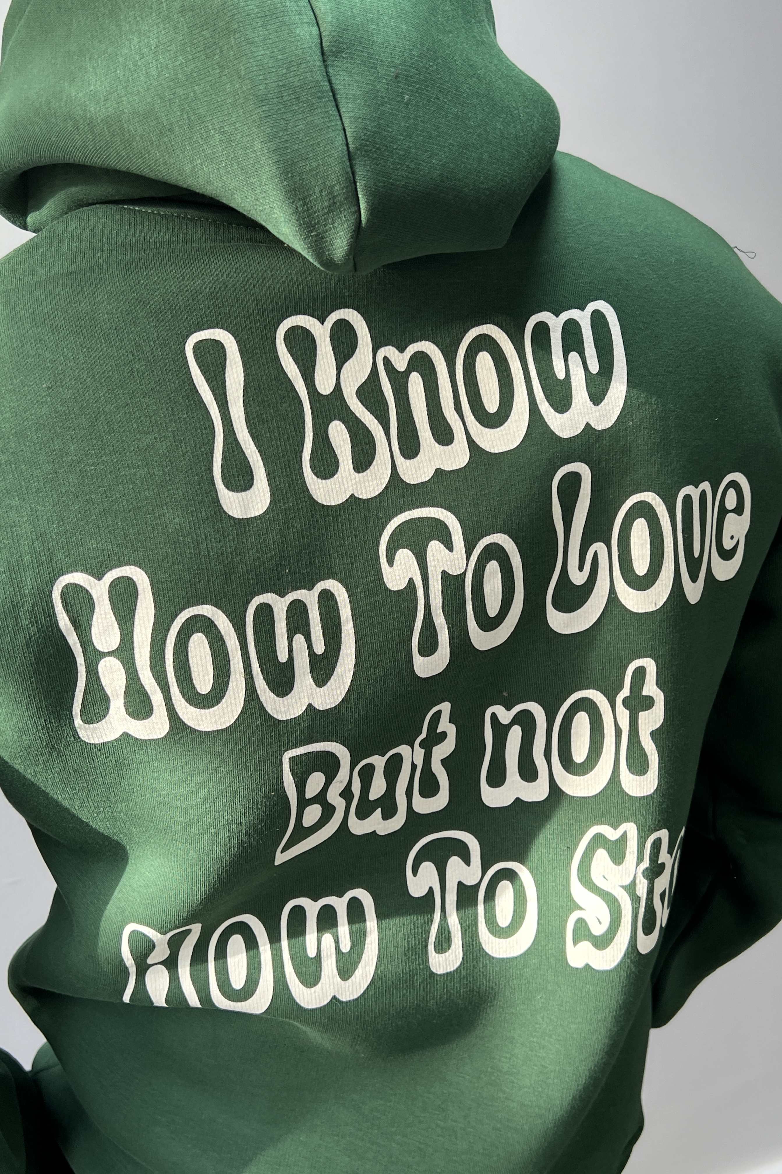 Shit Baskılı Sweathirt Yeşil