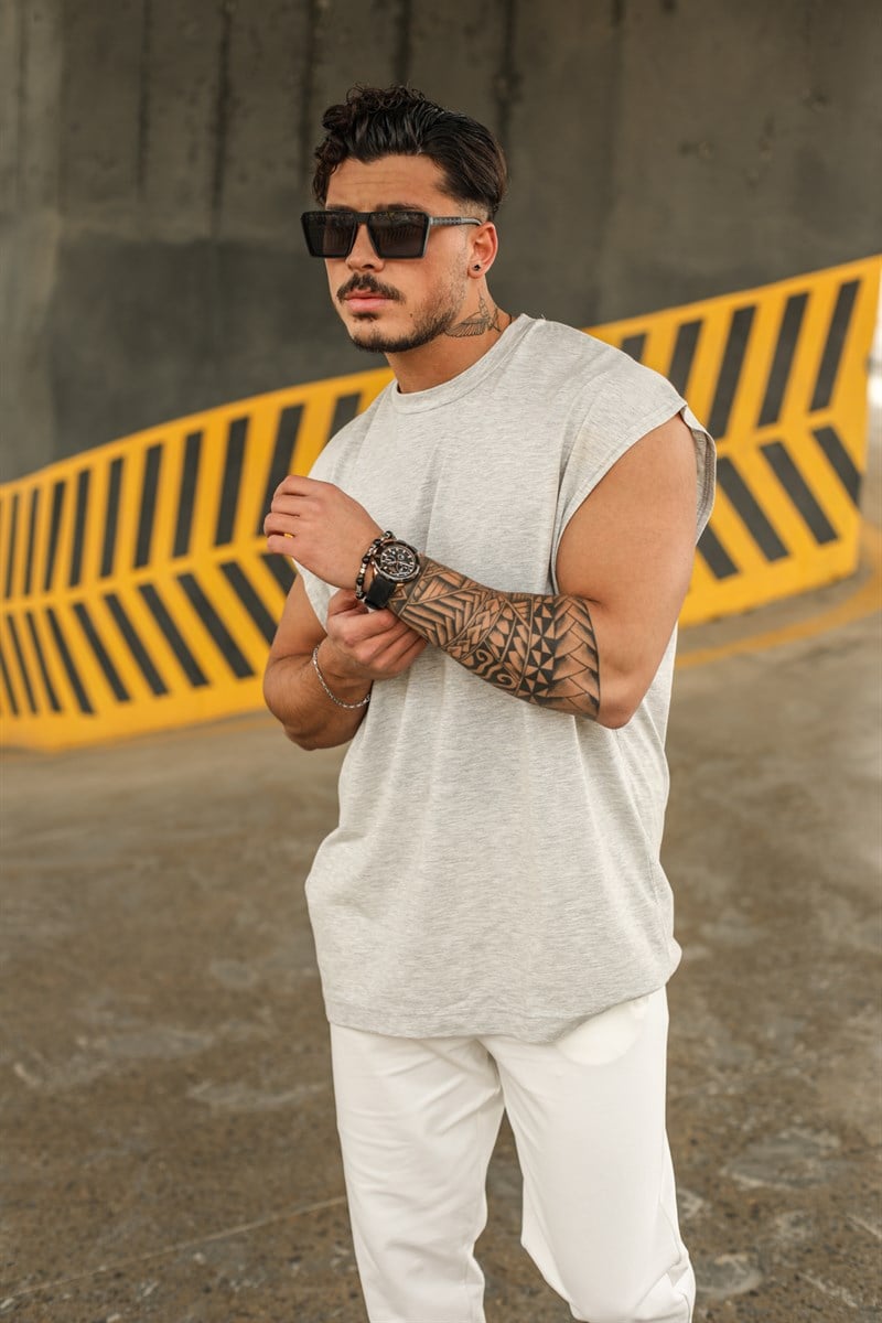 Sıfır Kol Oversize T-shirt