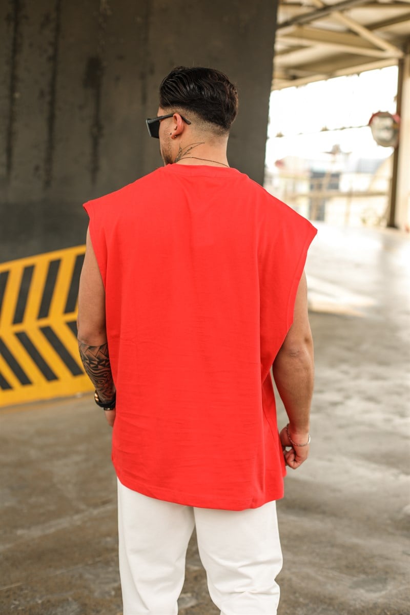 Sıfır Kol Oversize T-shirt