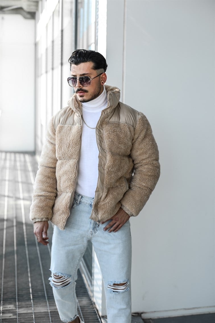 Şişme Kürk Oversize Mont